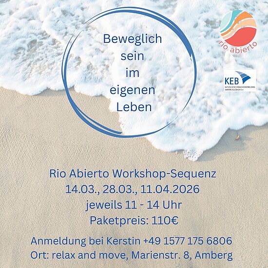 Rio Abierto - Workshop Sequenz: Beweglich sein im eigenen Leben