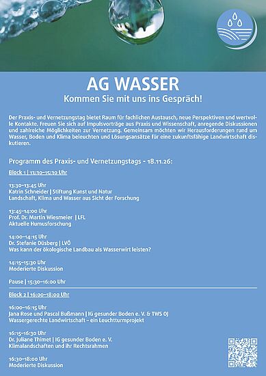 Praxis- und Vernetzungstag: AG Wasser